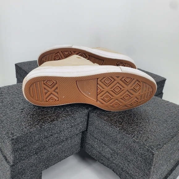 Converse Chuck II Craft Leather Low Top Women 7 Shoes 555956C Sneakers - Picture 4 of 14